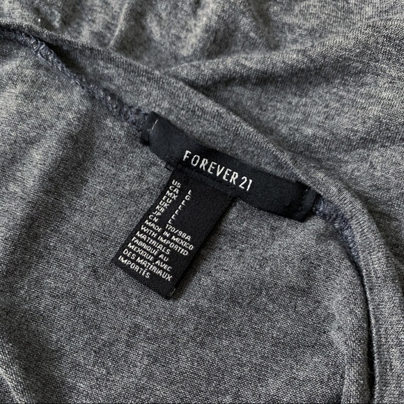 Forever 21 Gray Batwing Top - Picture 8 of 9